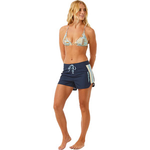 2024 Rip Curl Womens Block Party Hi Waist Boardshorts 013WBO - Navy